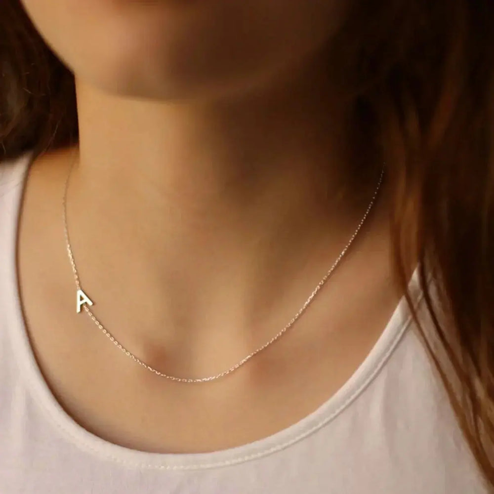 Personalised initial necklace