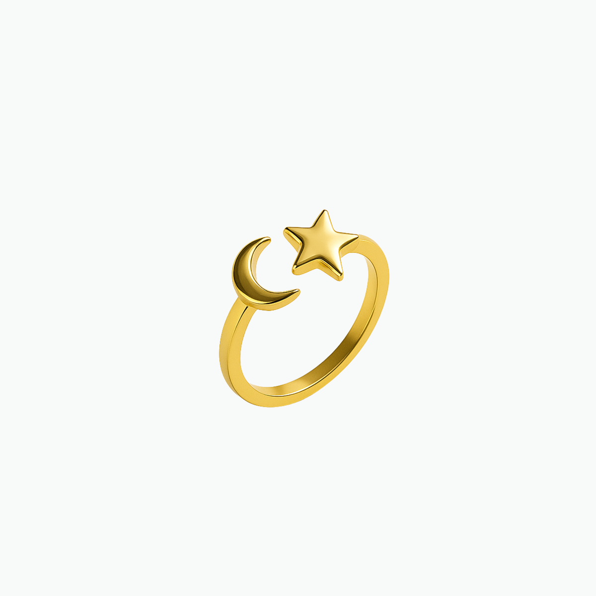 Moon & Star – Fidget ring