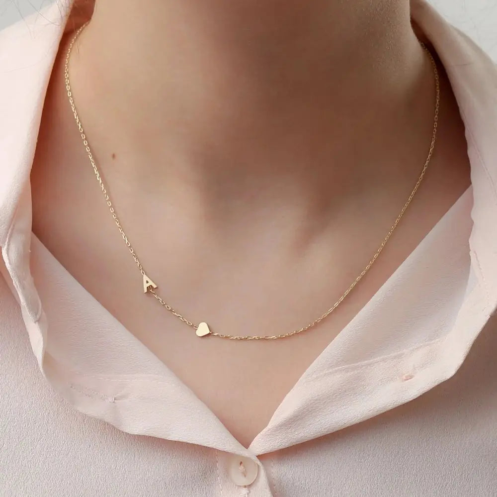 Personalised initial necklace