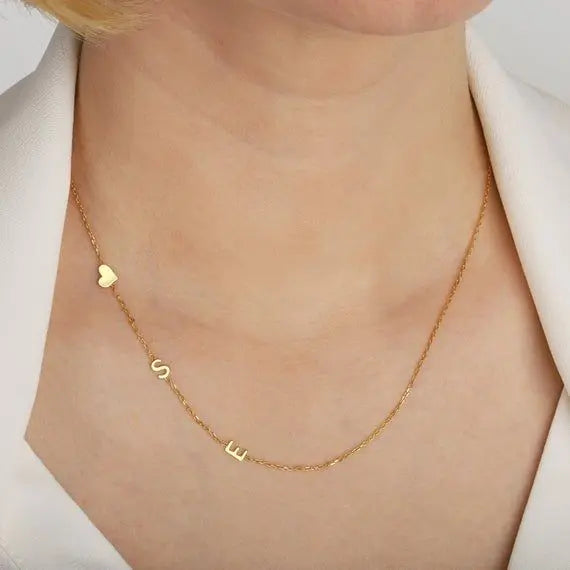 Personalised initial necklace