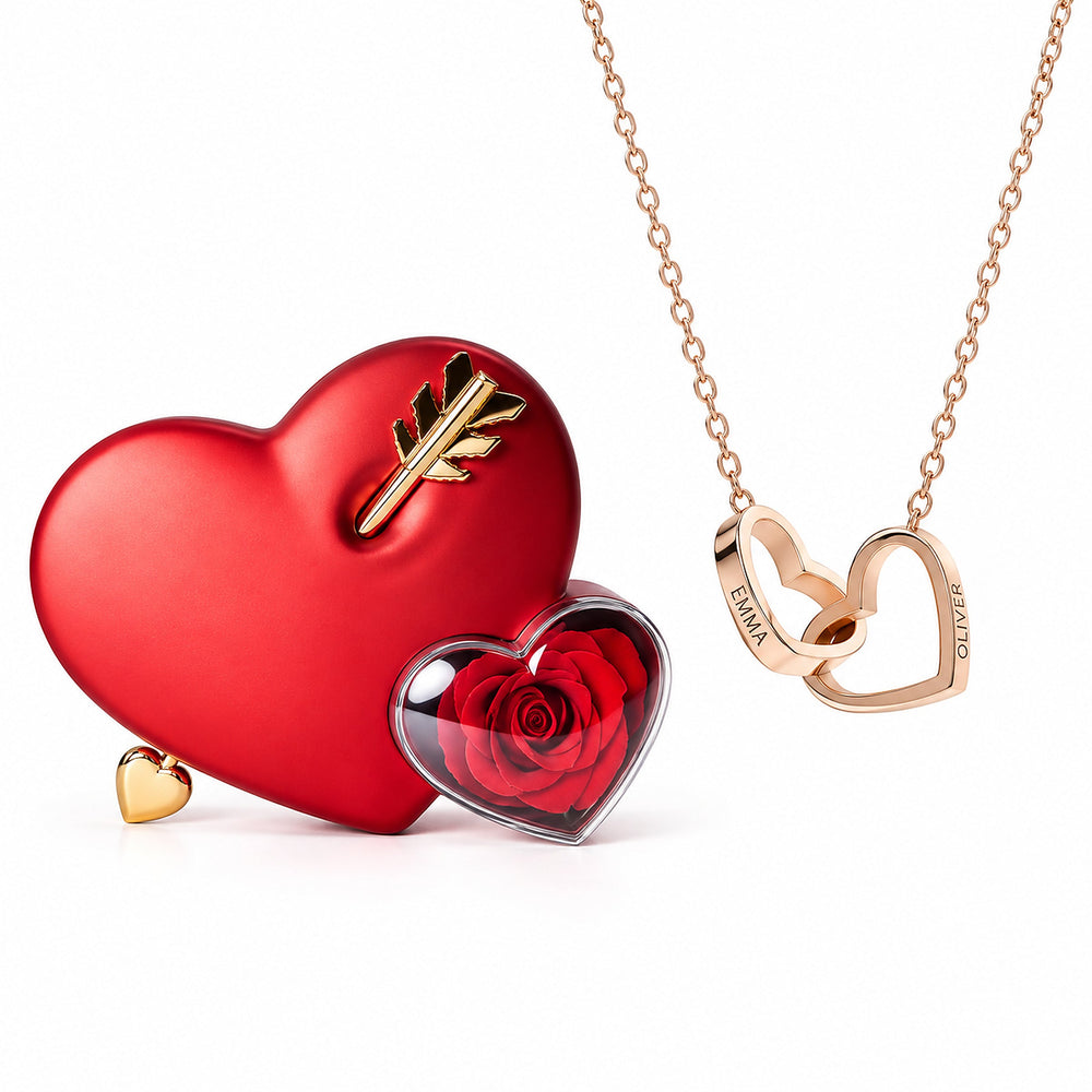 Eternal Love – Red / Rose gold