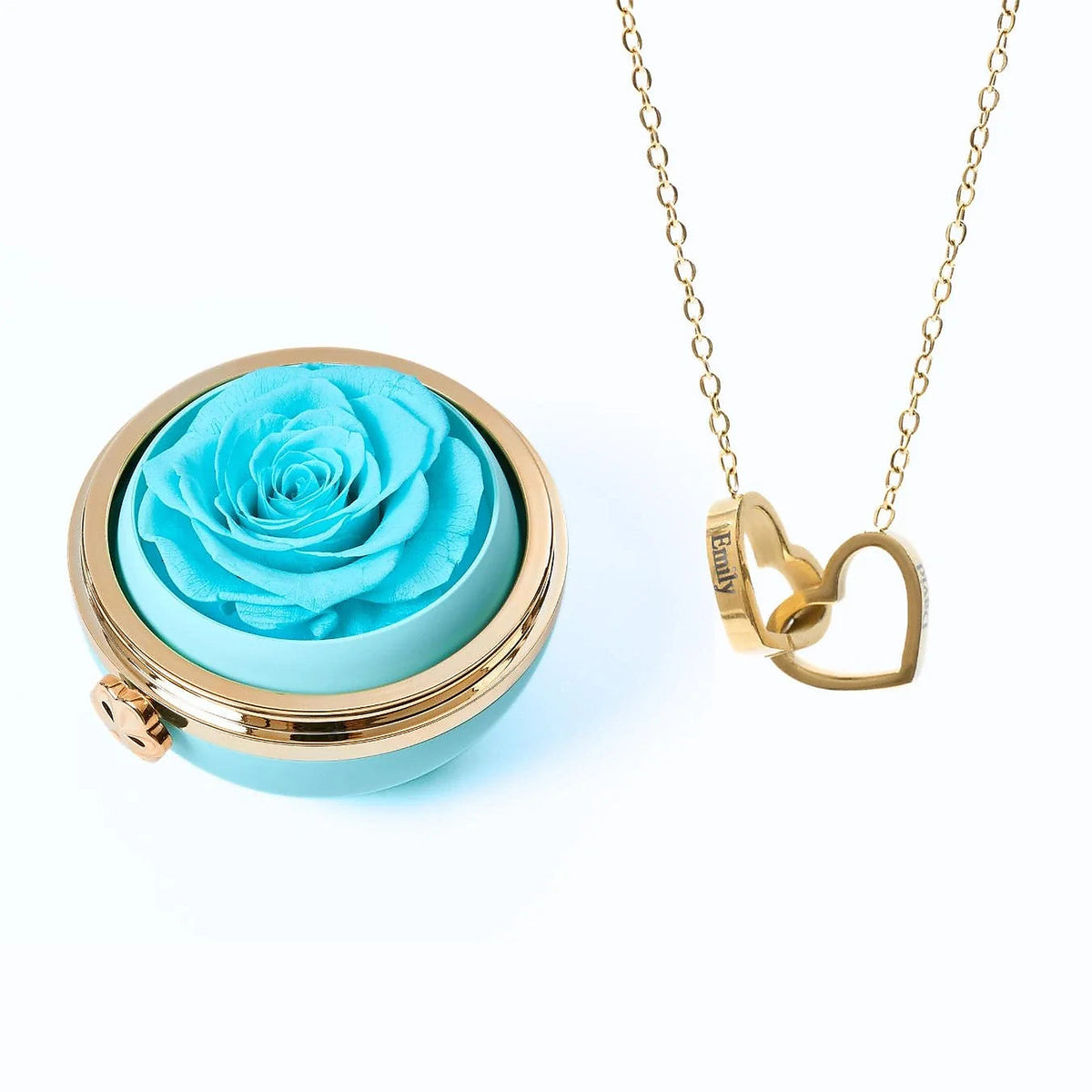 Milona Passion – Personalised necklace with rose box – image 3