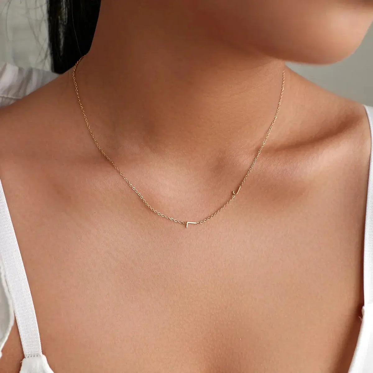 Personalised initial necklace