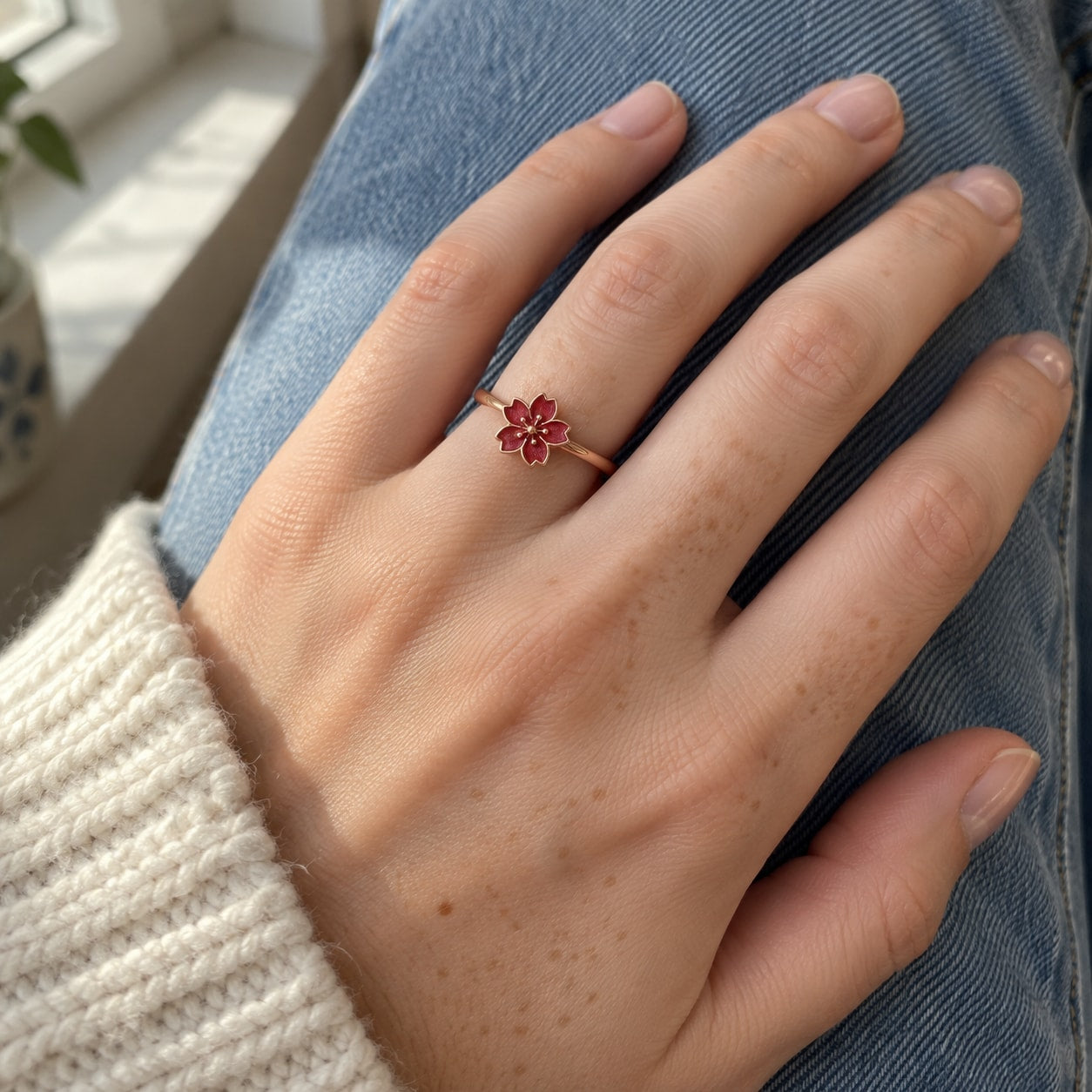 Blossom worn every day – image 1